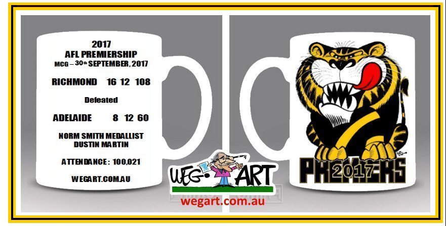 2017 Richmond Premiership Mug